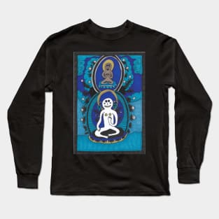 Meditating With Silver Fruits Long Sleeve T-Shirt